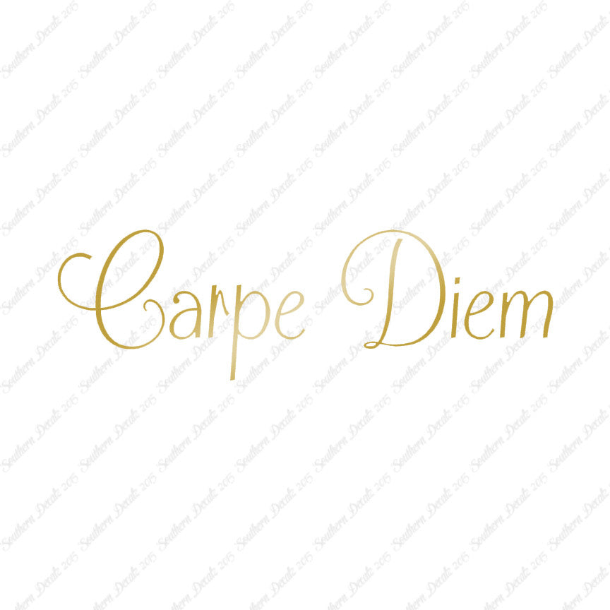 Latin Carpe Diem