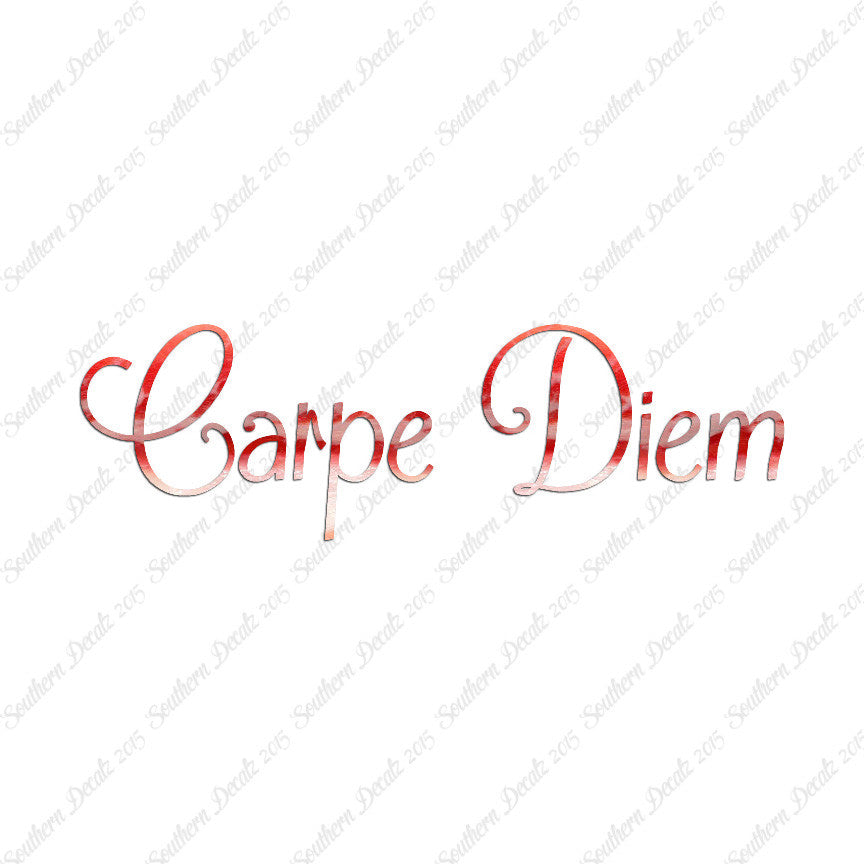 Latin Carpe Diem