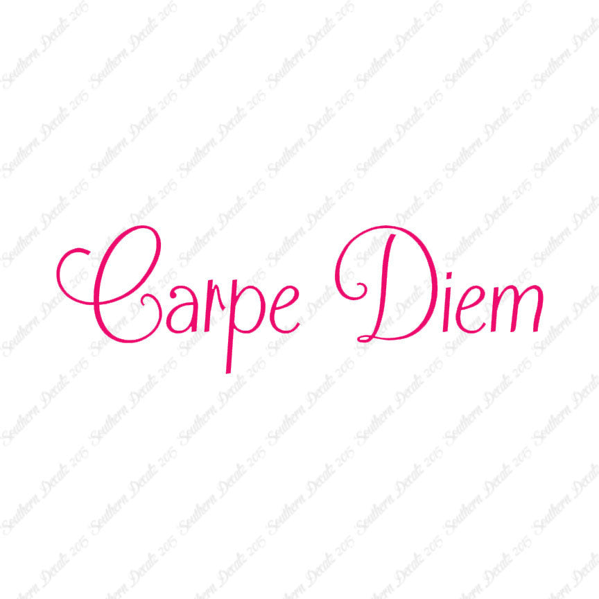 Latin Carpe Diem