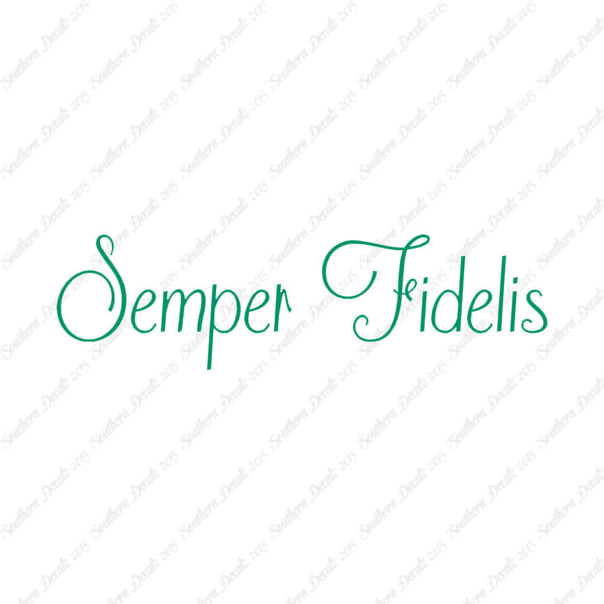 Latin Semper Fidelis