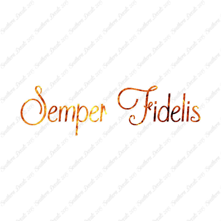 Latin Semper Fidelis