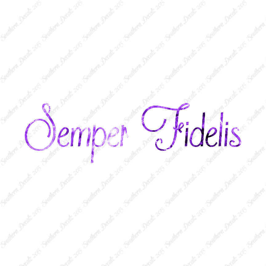 Latin Semper Fidelis