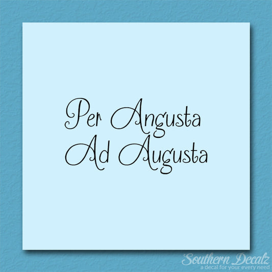Latin Fer Angusta Ad Augusta
