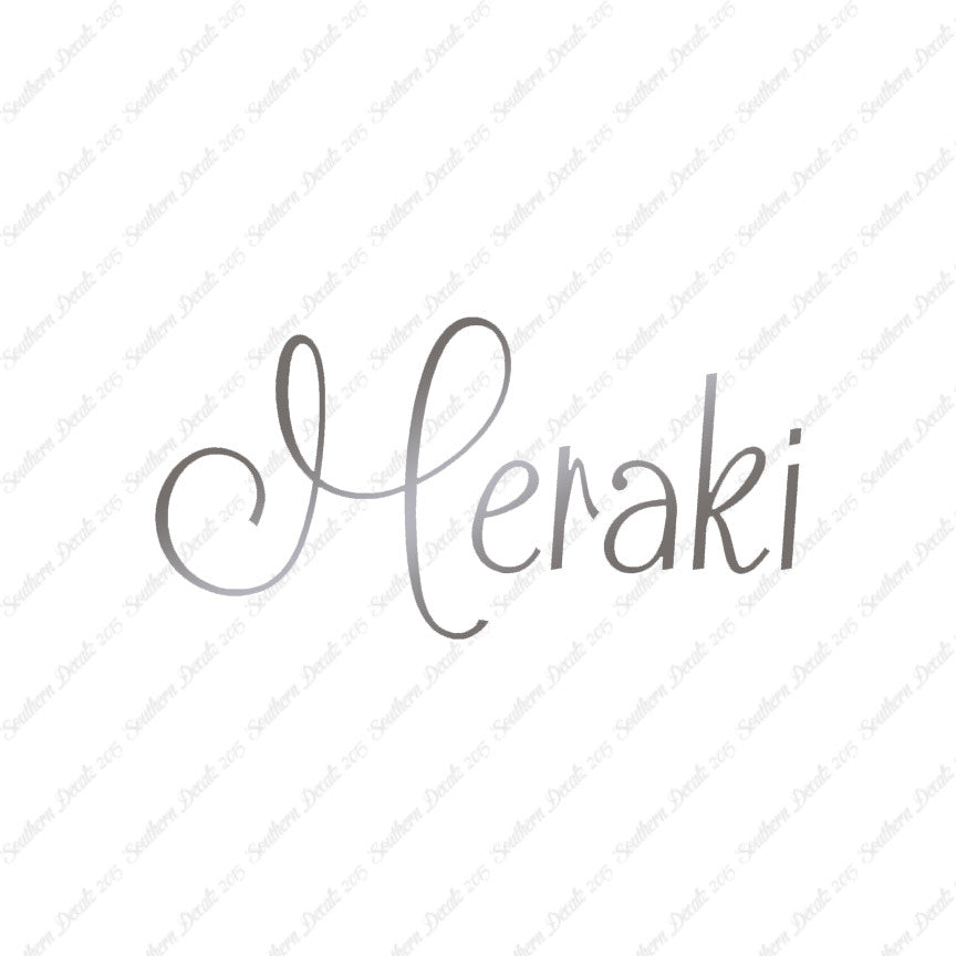 Greek Meraki