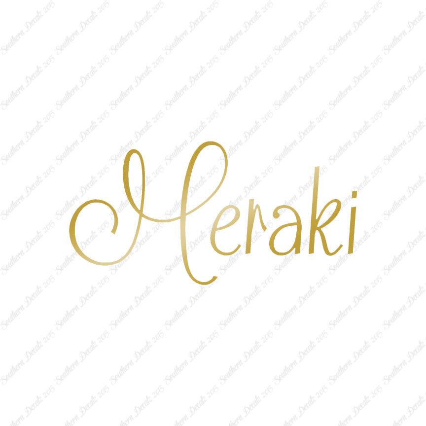 Greek Meraki