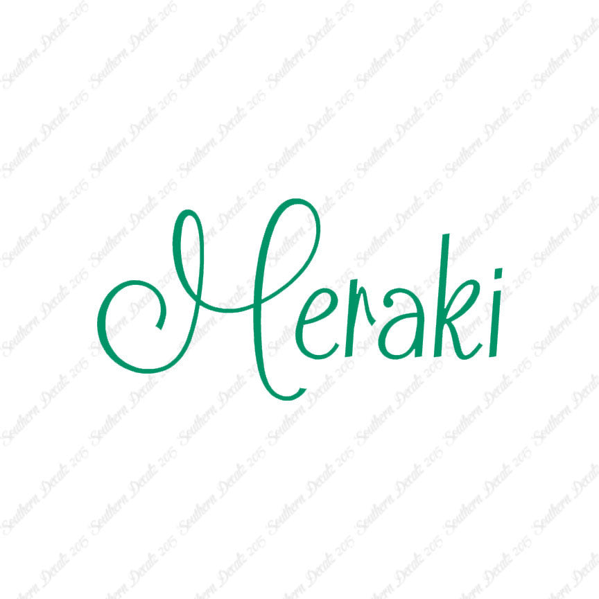 Greek Meraki