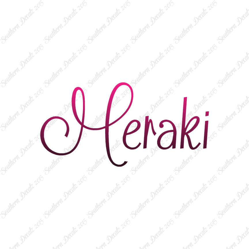 Greek Meraki