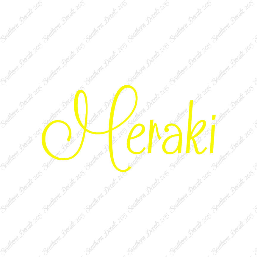 Greek Meraki