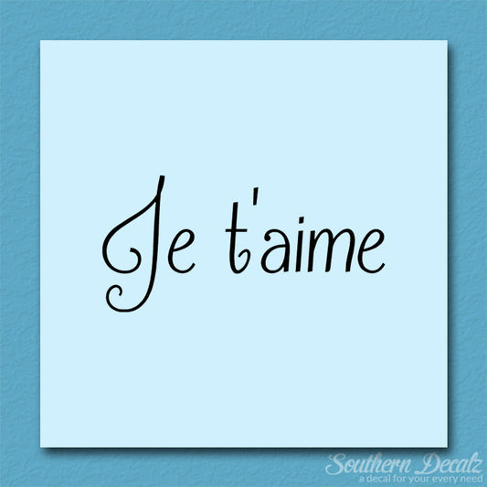 French Je T'Aime