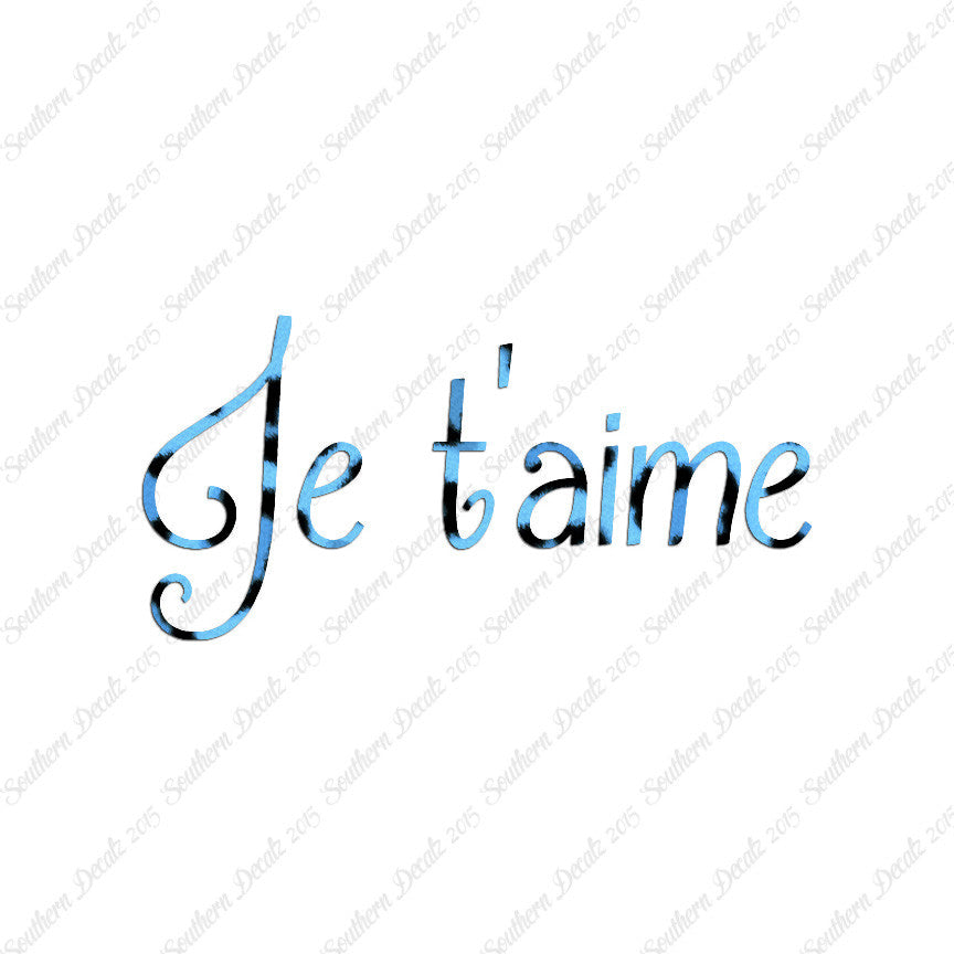 French Je T'Aime