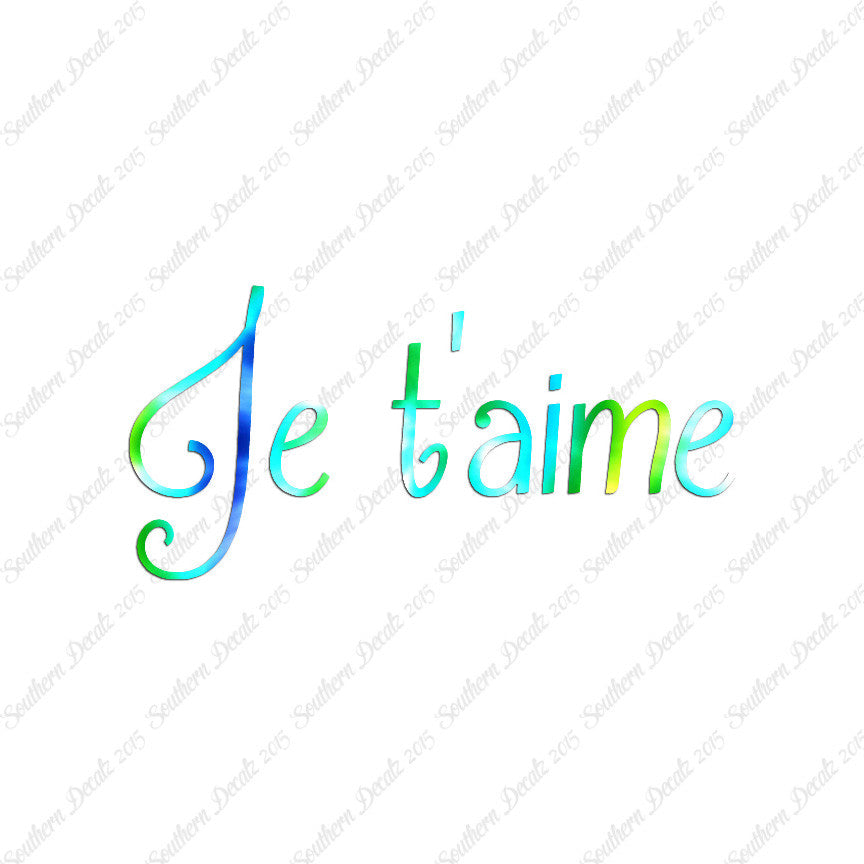 French Je T'Aime