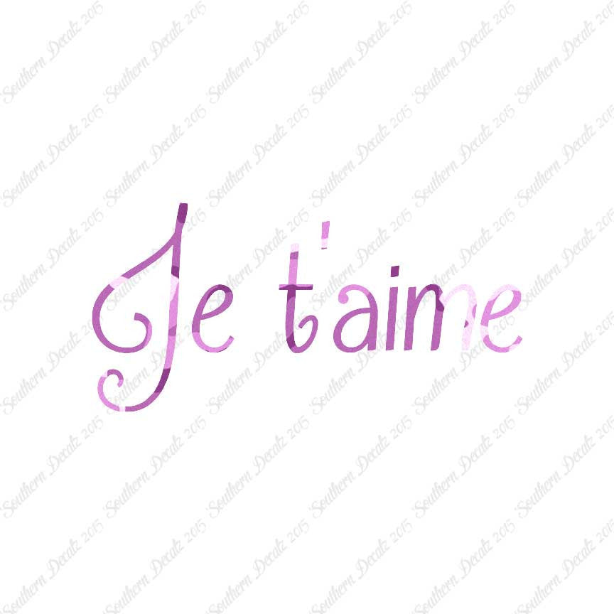 French Je T'Aime