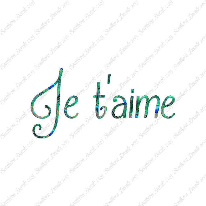 French Je T'Aime