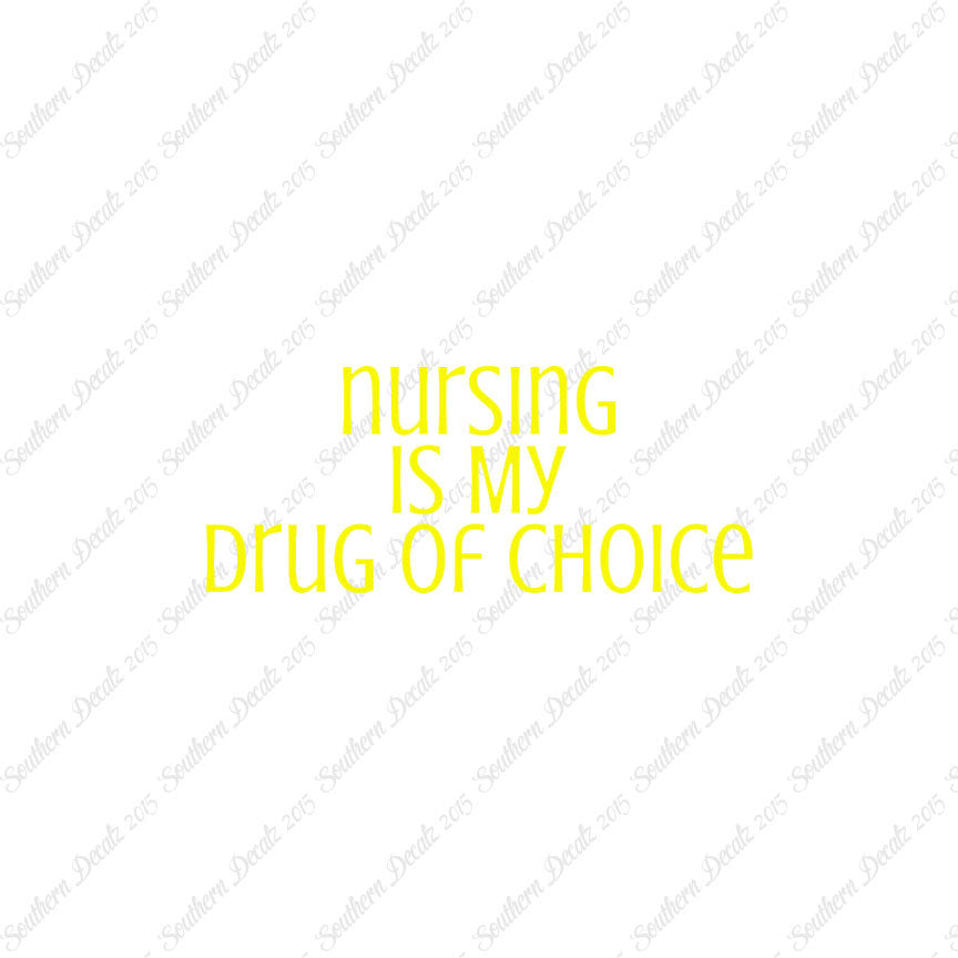 Nursing My Drug Of Choice