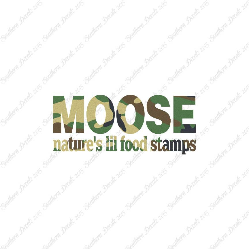 Moose Natures Food Stamps