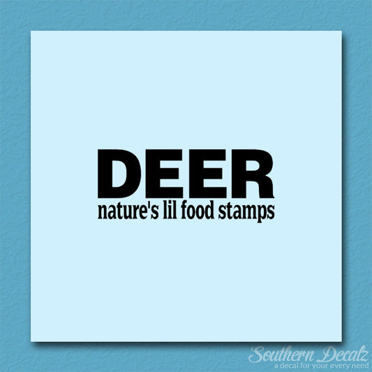 Deer Natures Food Stamps