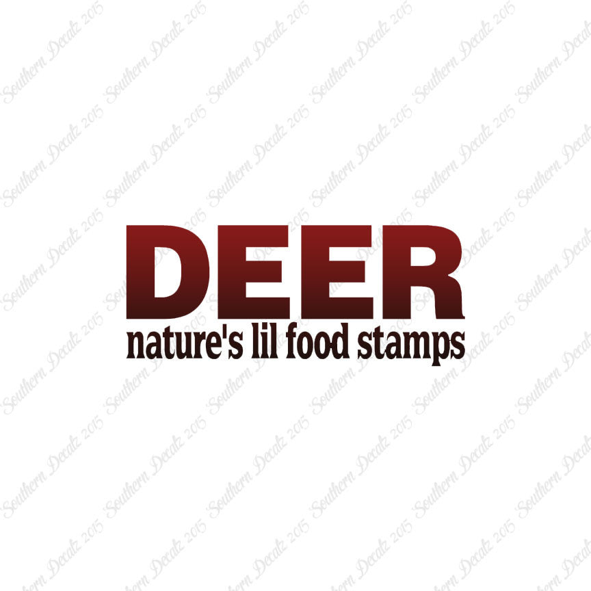 Deer Natures Food Stamps
