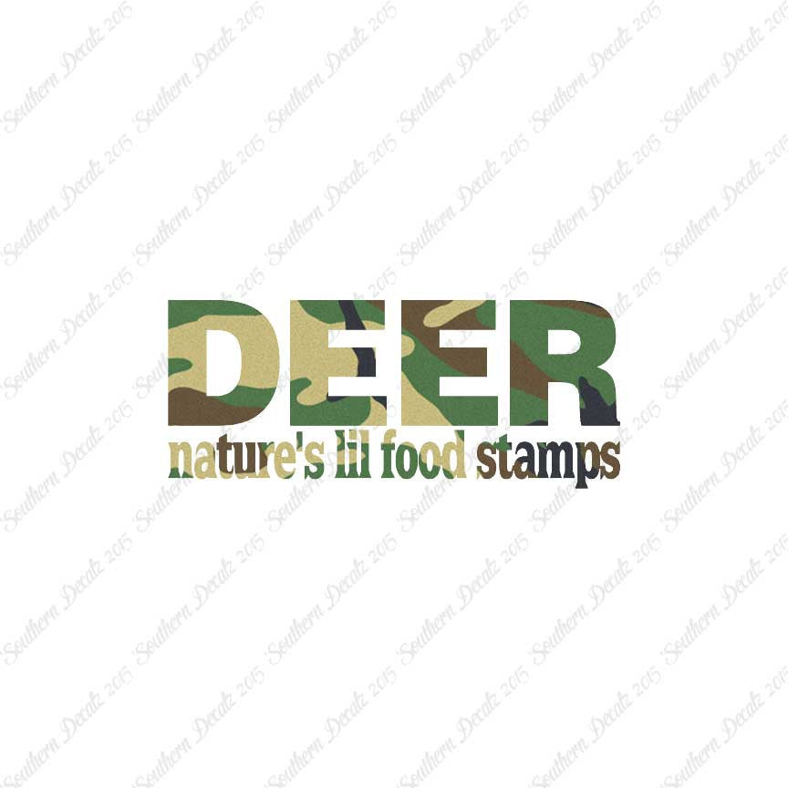 Deer Natures Food Stamps