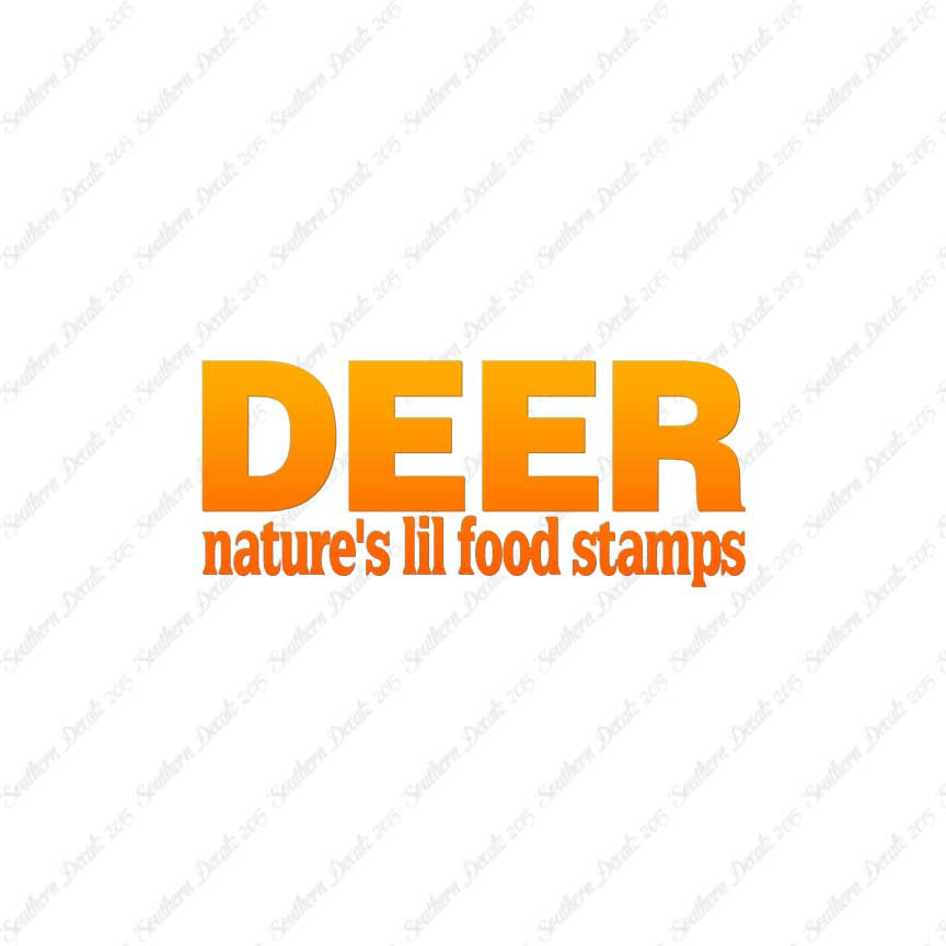 Deer Natures Food Stamps