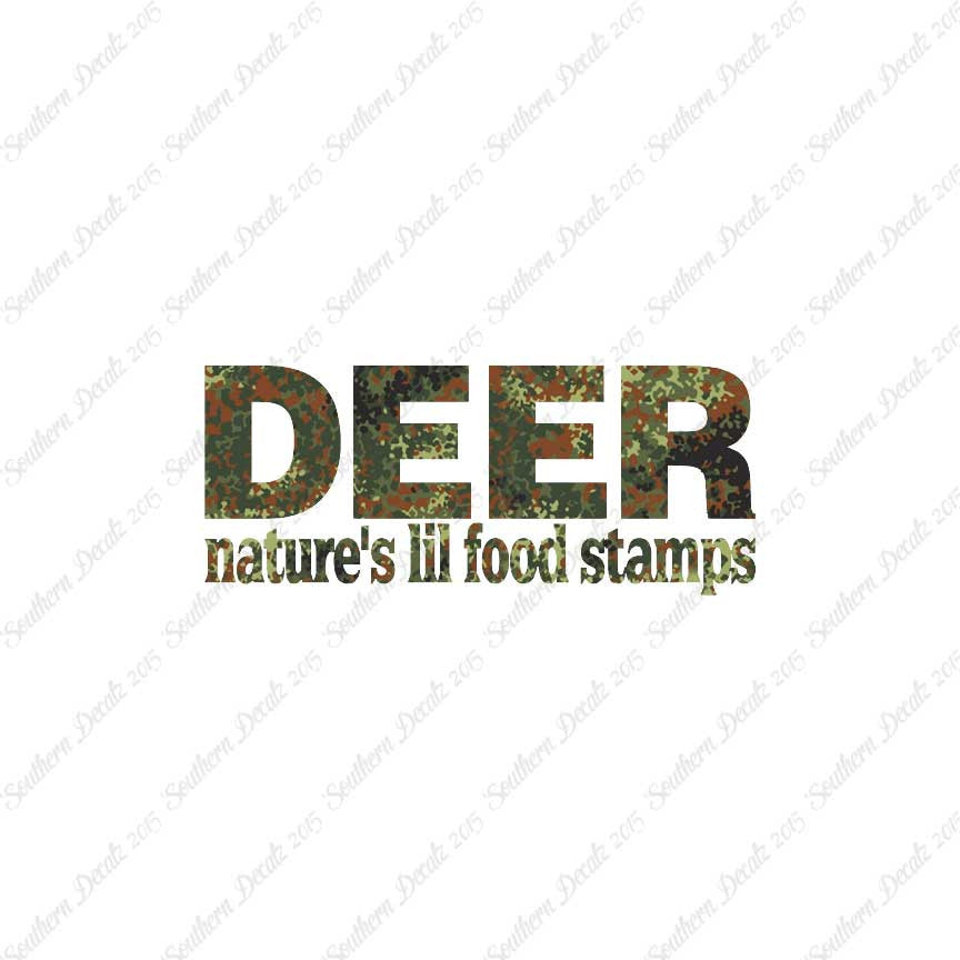 Deer Natures Food Stamps