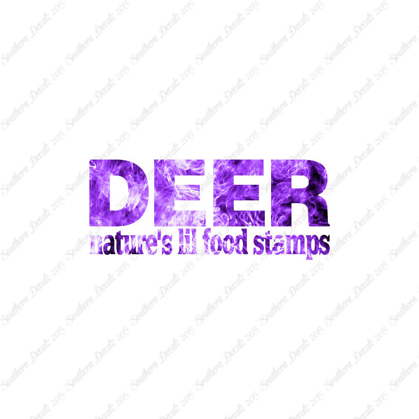Deer Natures Food Stamps