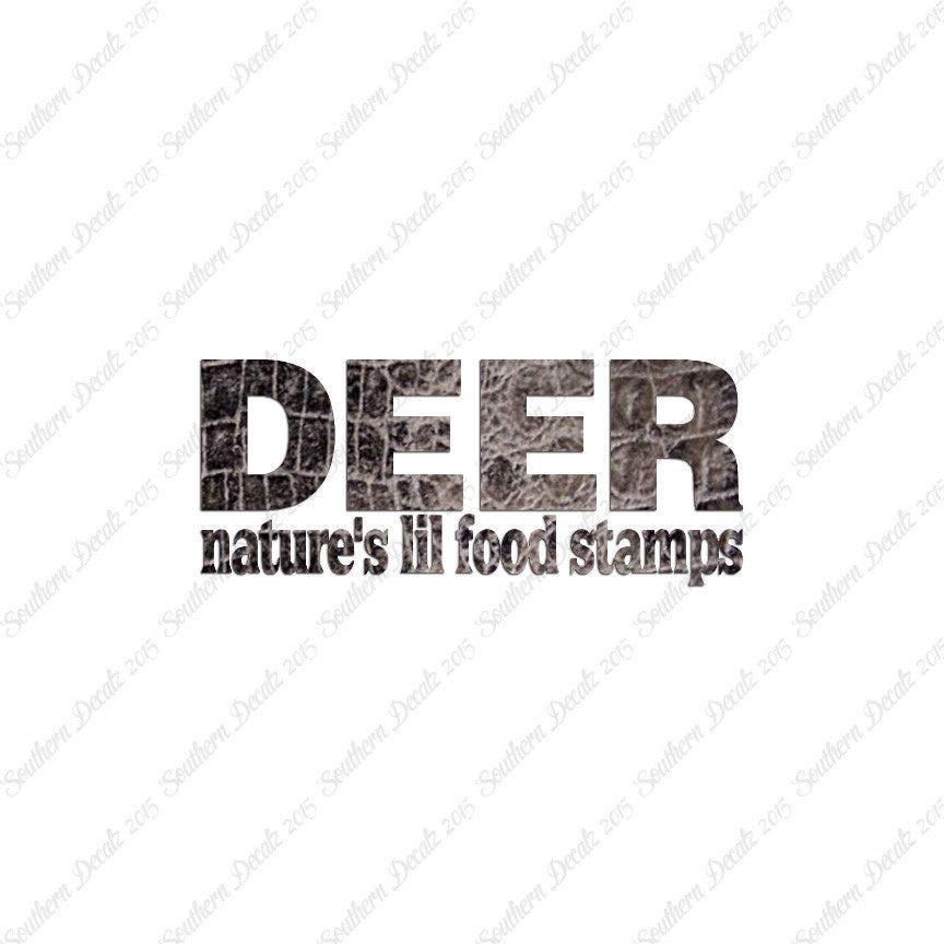 Deer Natures Food Stamps