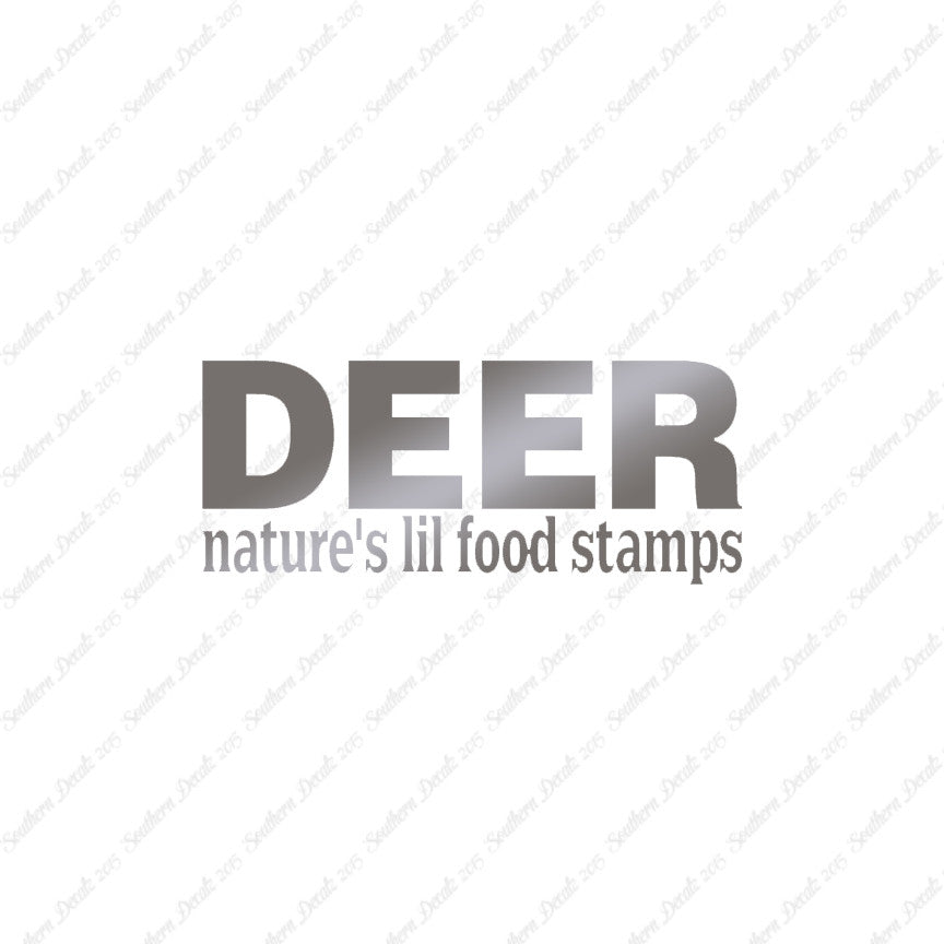 Deer Natures Food Stamps