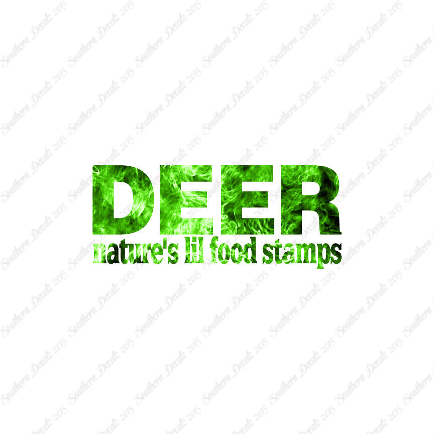 Deer Natures Food Stamps