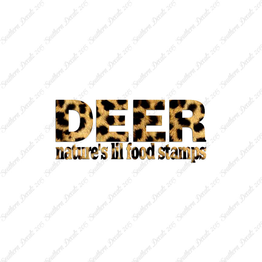 Deer Natures Food Stamps