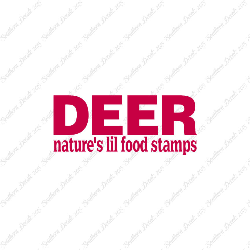 Deer Natures Food Stamps