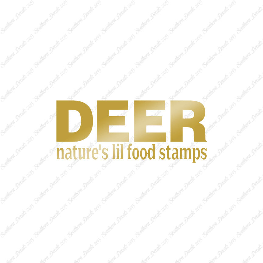 Deer Natures Food Stamps