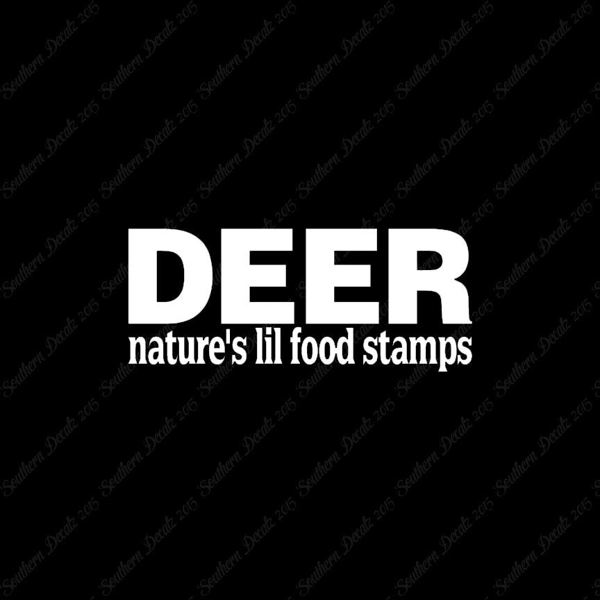 Deer Natures Food Stamps
