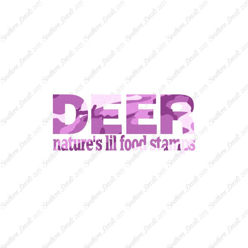 Deer Natures Food Stamps