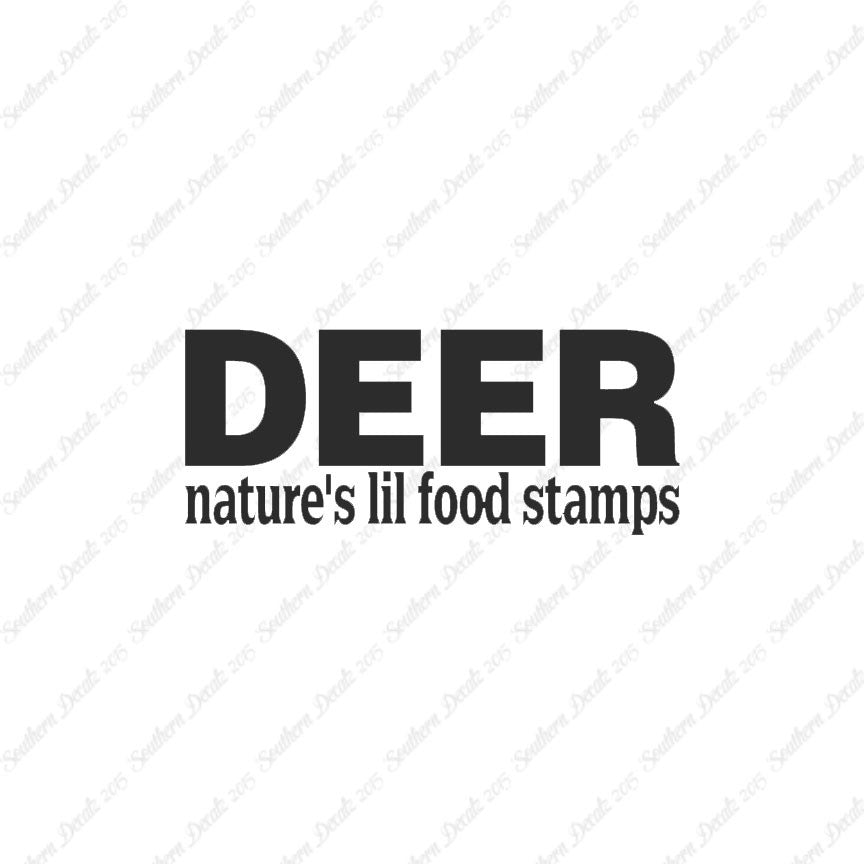 Deer Natures Food Stamps