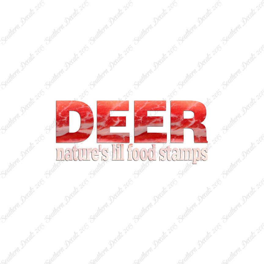 Deer Natures Food Stamps