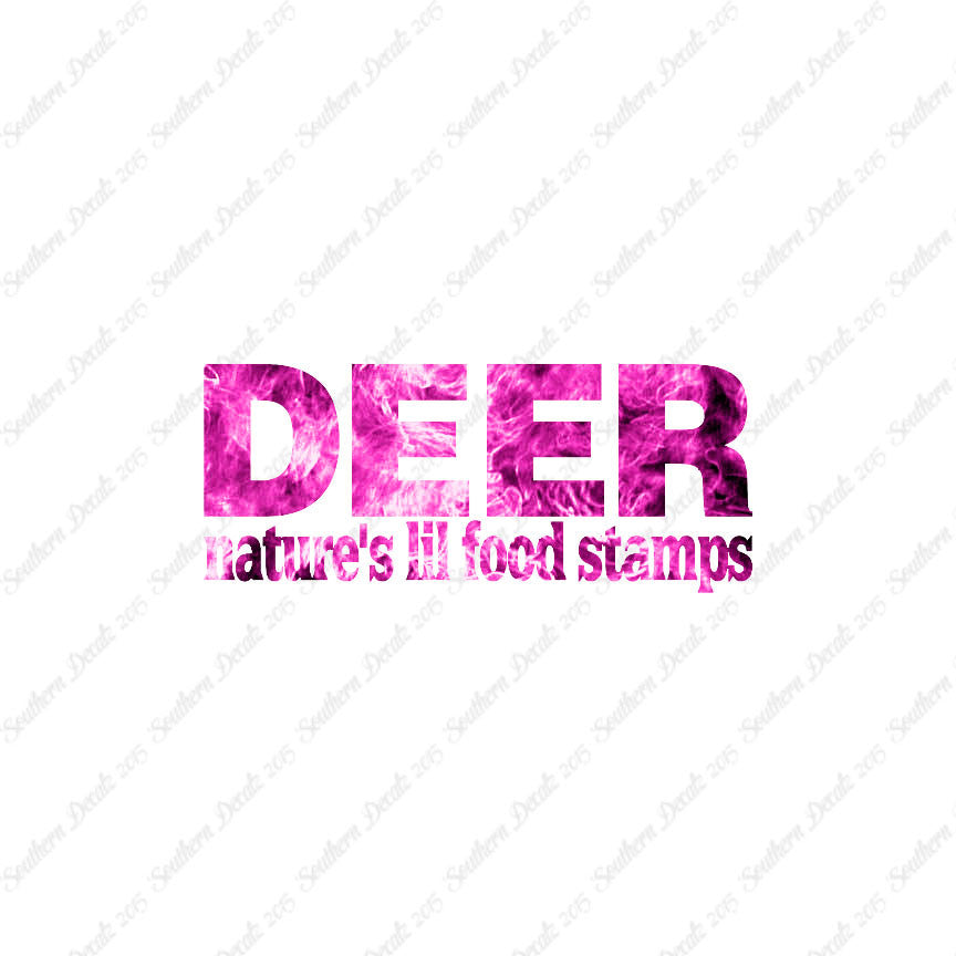 Deer Natures Food Stamps