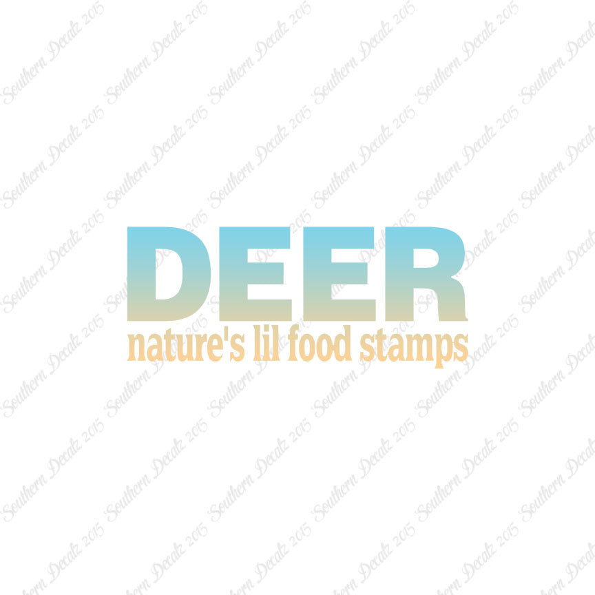 Deer Natures Food Stamps