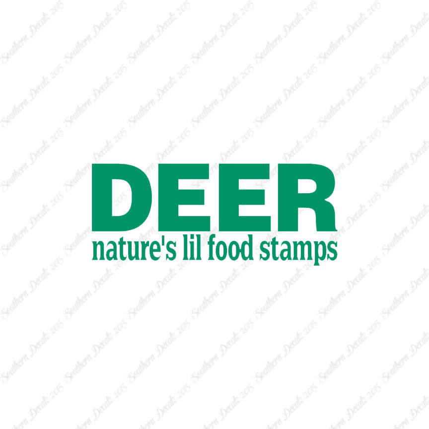 Deer Natures Food Stamps