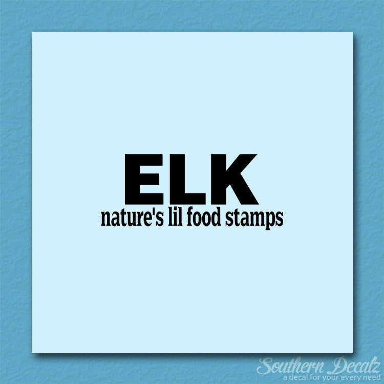 Elk Natures Food Stamps