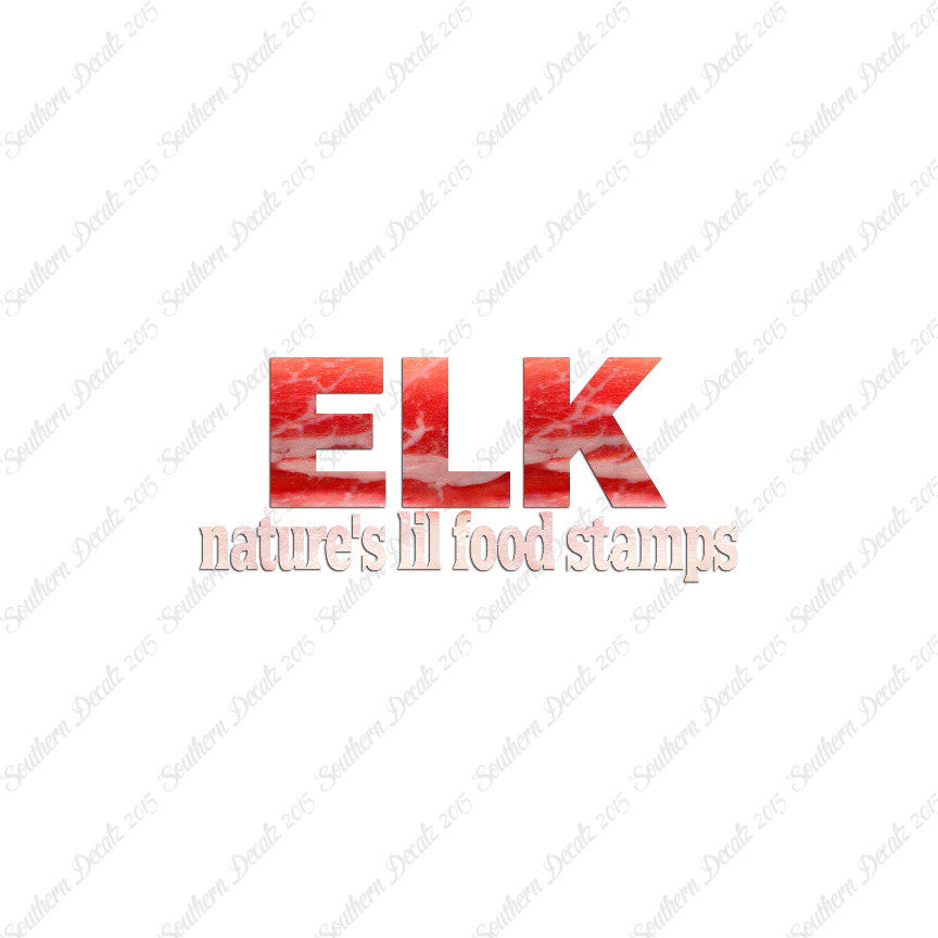 Elk Natures Food Stamps
