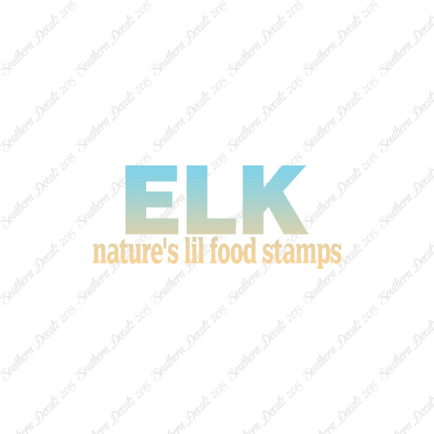 Elk Natures Food Stamps