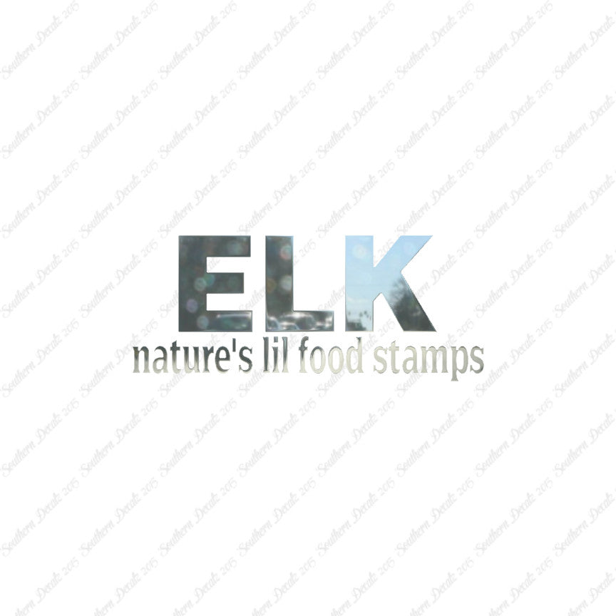 Elk Natures Food Stamps