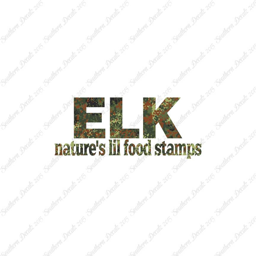 Elk Natures Food Stamps