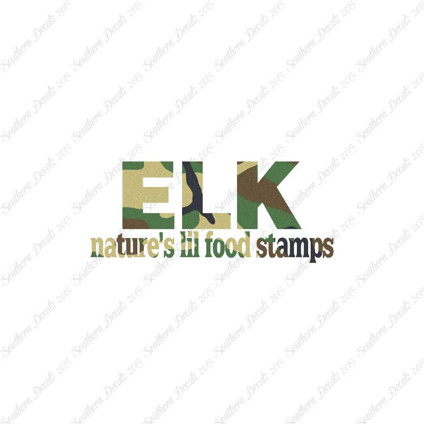 Elk Natures Food Stamps