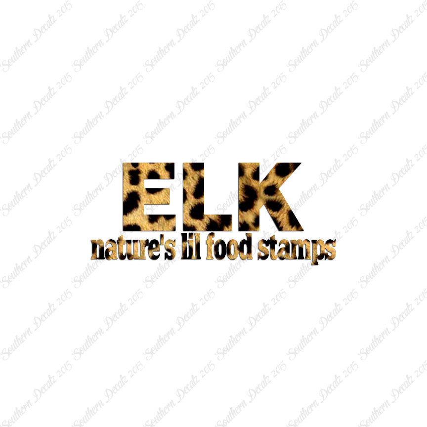 Elk Natures Food Stamps