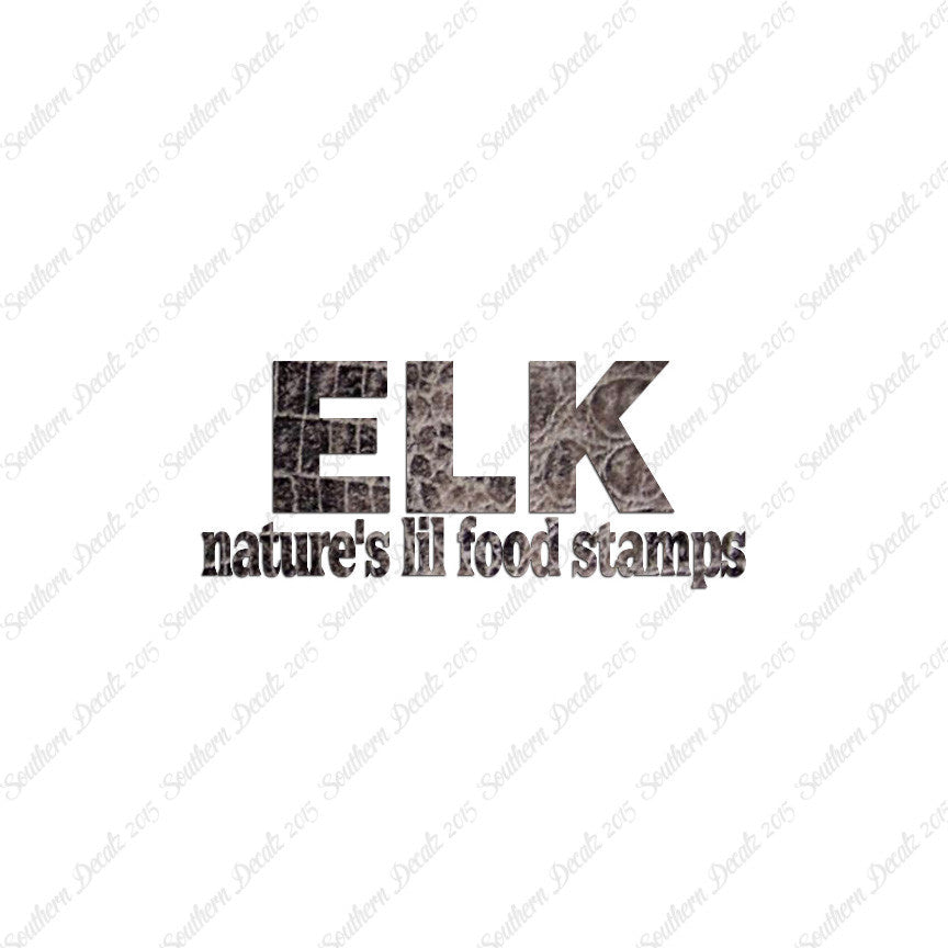 Elk Natures Food Stamps