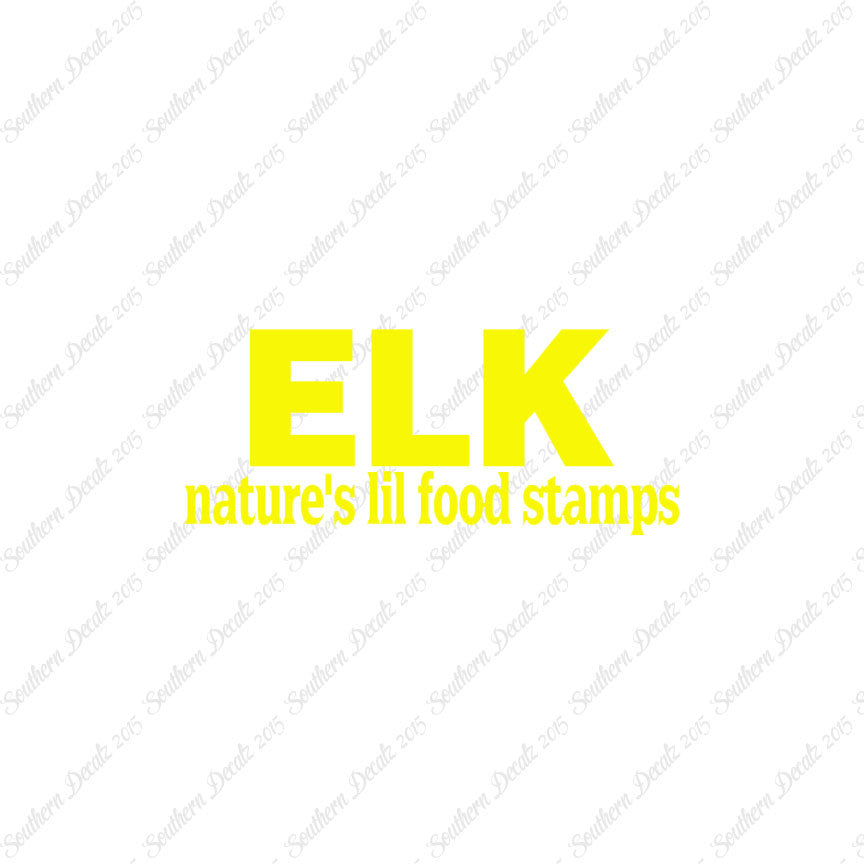Elk Natures Food Stamps