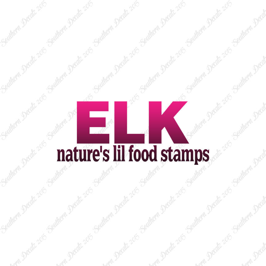 Elk Natures Food Stamps