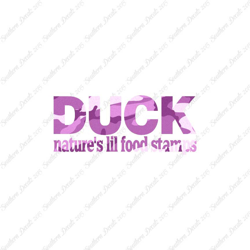 Duck Natures Food Stamps
