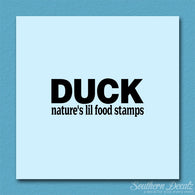 Duck Natures Food Stamps
